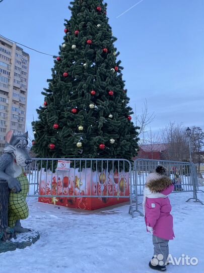 Куртка зимняя для девочки, комплект шапка и снуд