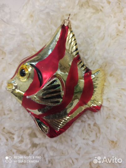 Рыба ёлочная игрушка komozja