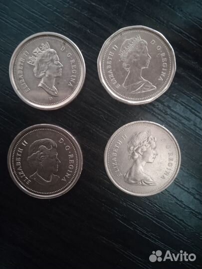 Монеты США и Канады (центы)