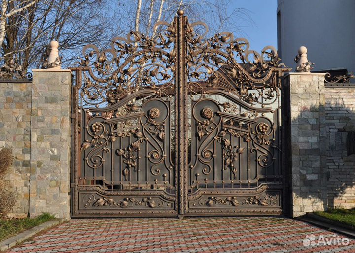 Ворота,Ворота кованые,Ворота металлические