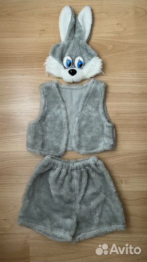 Новогодний костюм для мальчика зайчик