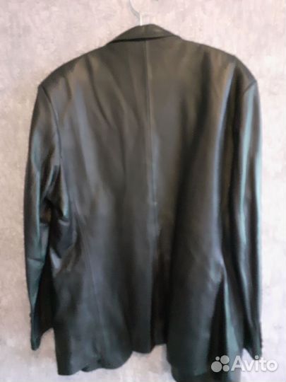 Пиджак кожаный мужской 48-50