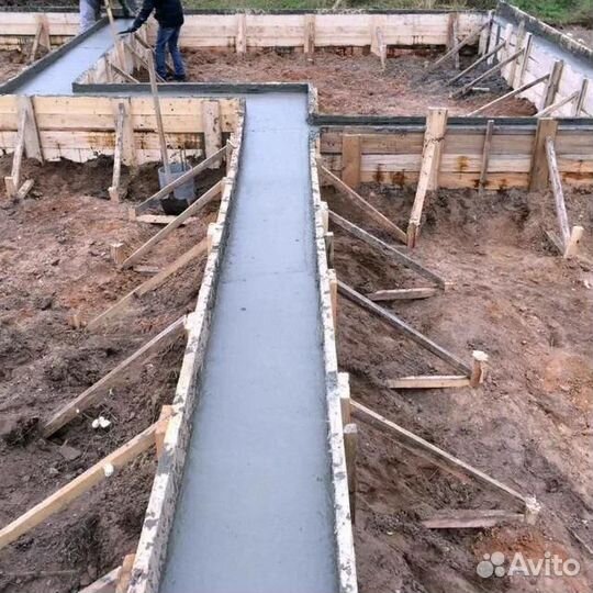 Фундамент под ключ Отмостки Ремонт фундамента