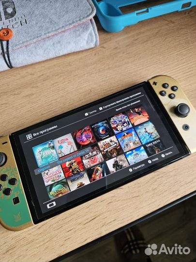 Nintendo switch oled прошитая 512гб