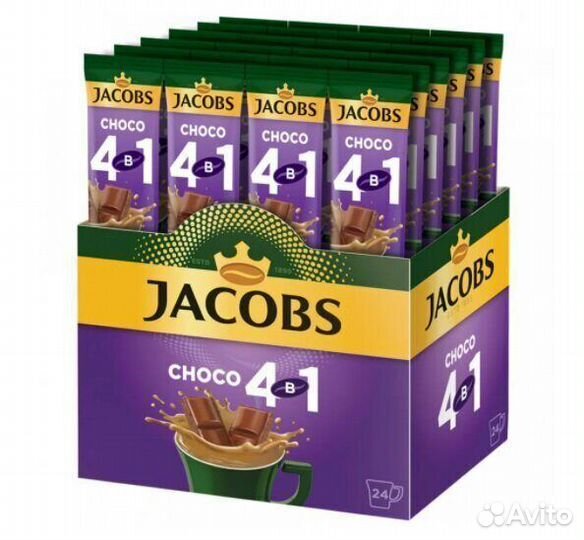 Растворимый кофе Jacobs 4в1 Choco 20 г