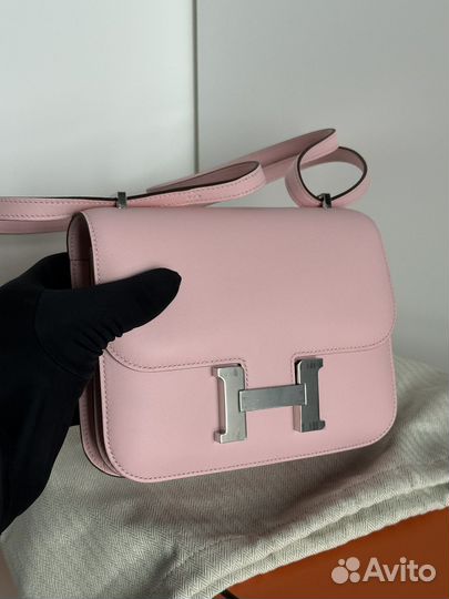 Сумка Hermes Constance 18 Rose Sakura Swift Phw