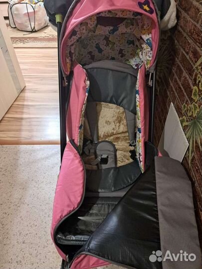 Детские санки коляска с колесами