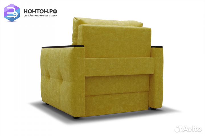 Кресло еврокнижка Инсайд горчичное