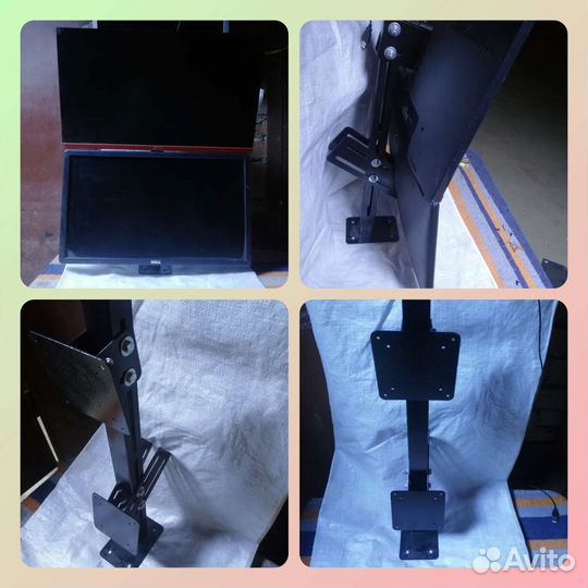 Кронштейн для 2х мониторов на стол