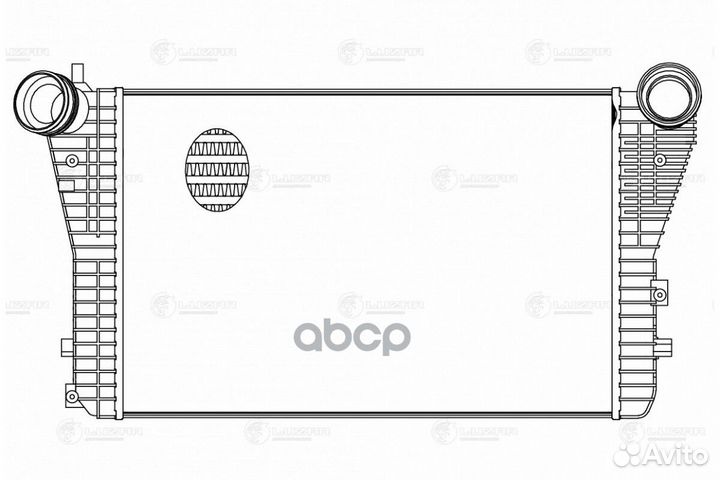 Онв (радиатор интеркулера) для а/м VW Tiguan (08)