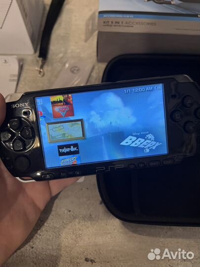 PSP 3008 64GB Прошитая (Большой комплект)