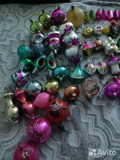 Елочные игрушки СССР советские