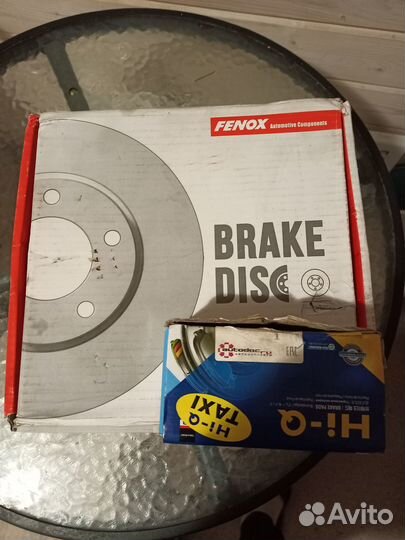 Тормозные диски и колодки на фиат