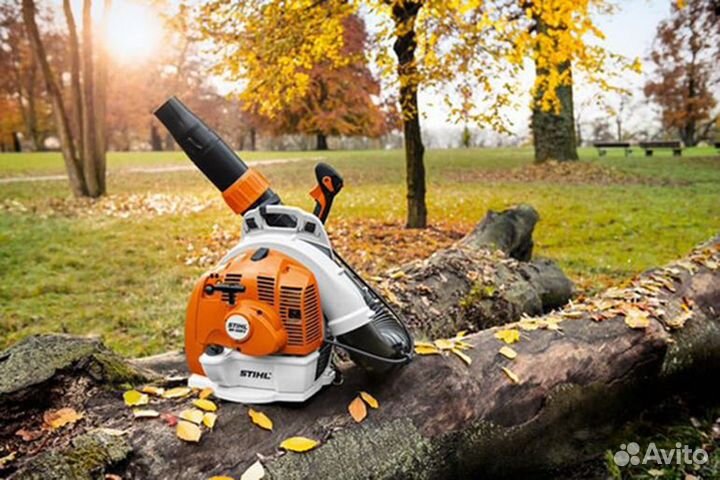 Воздуходувка Stihl BR 450 двигатель 2-MIX