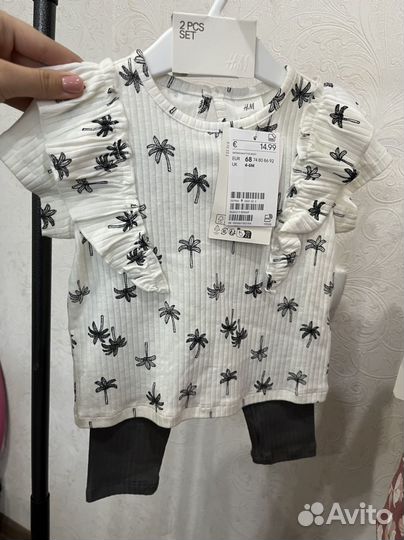 Новый костюмчик H&M 68 см