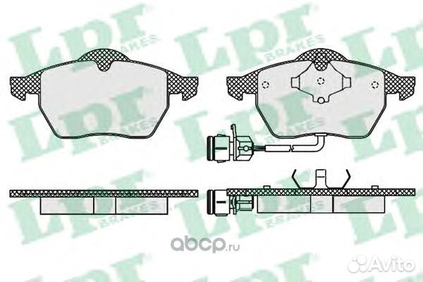 Колодки тормозные передние audi 100 1990-1994