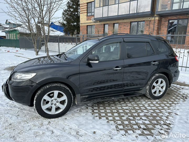 Hyundai Santa Fe 2.2 AT, 2008, 256 000 км