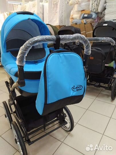 Детская коляска 2в1 leo baby