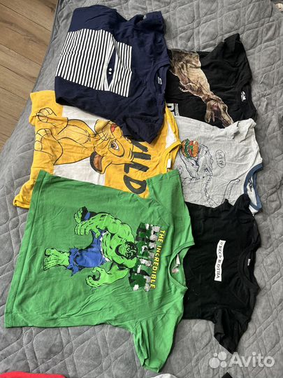 Продам пакет вещей на мальчика 128-134