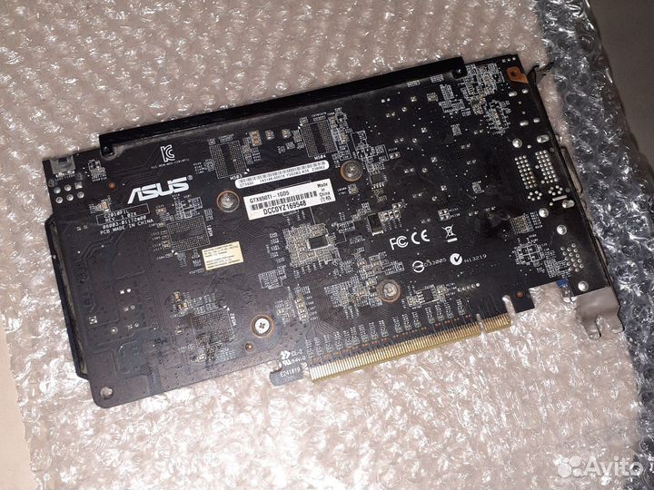 Видеокарта asus GTX650TI - 1GD5