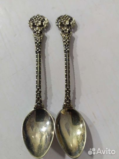 Серебряные кофейные ложки