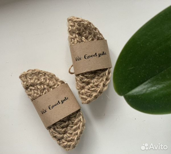Эко губка из джута