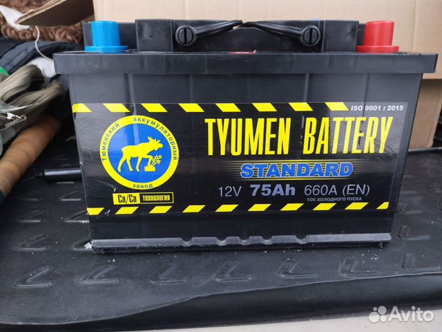 Аккумулятор Tyumen Battery 75 ah бу купить в Курске Тюменский медведь ...