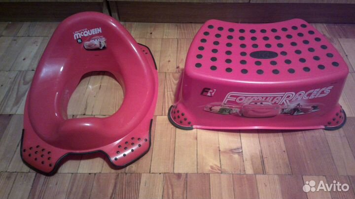 Сидение на унитаз и подставка детские