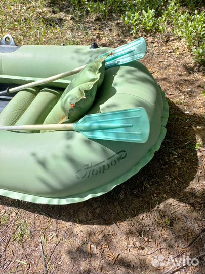 Лодка надувная резиновая двухместная б/у