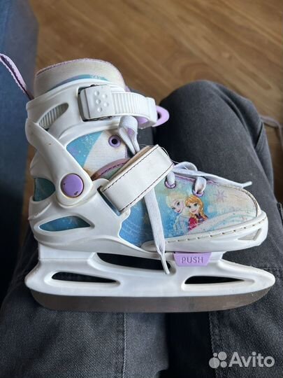 Детские раздвижные коньки холодное сердце 26-31
