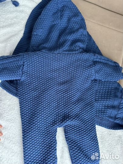 Вязанный комплект на выписку