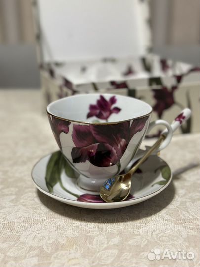 Чайная пара фарфор