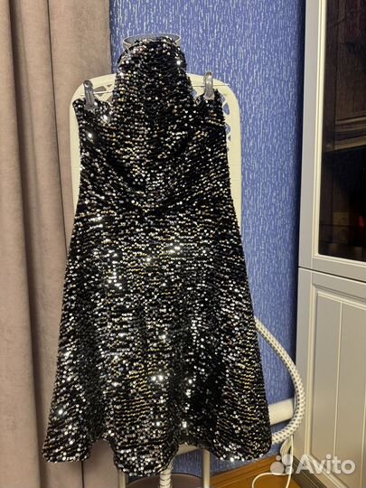 Платте с паетками нарядное вечернее