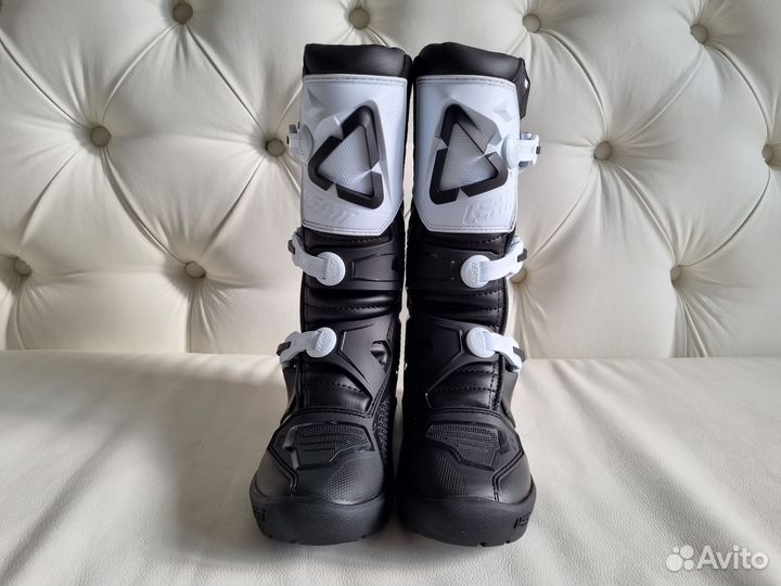 Кроссовые Мотоботы детские Leatt 3.5 Junior Bl/Wh