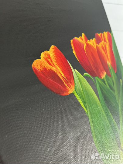 Картина тюльпаны акрилом