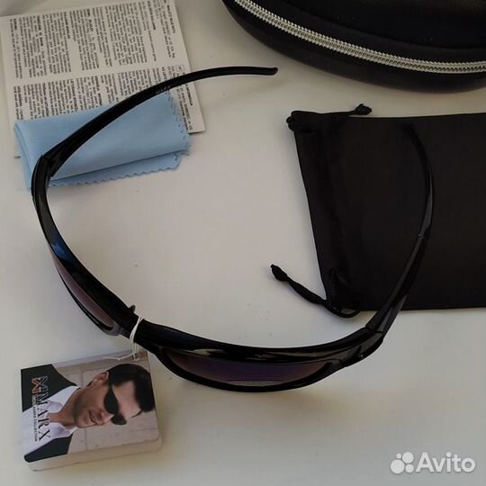 Спортивные очки Marx синие зеркальные (0338)