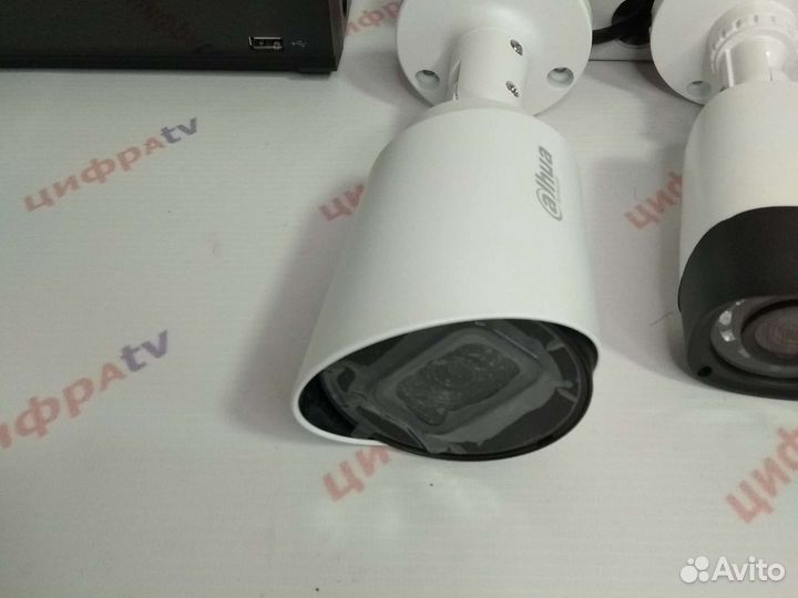 Видеонаблюдение 10 камер с микрофоном 4Мп