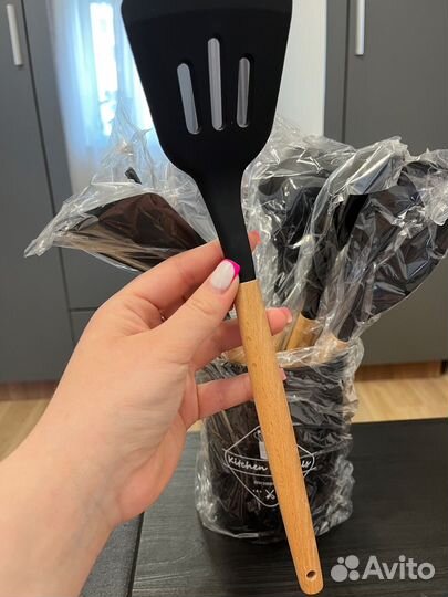 Кухонные принадлежности силиконовые 11 лопаток