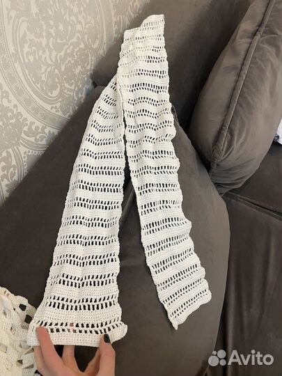 Подзор 2 метра старинный, вязание крючком