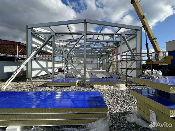 Ангар склад сто автомойка