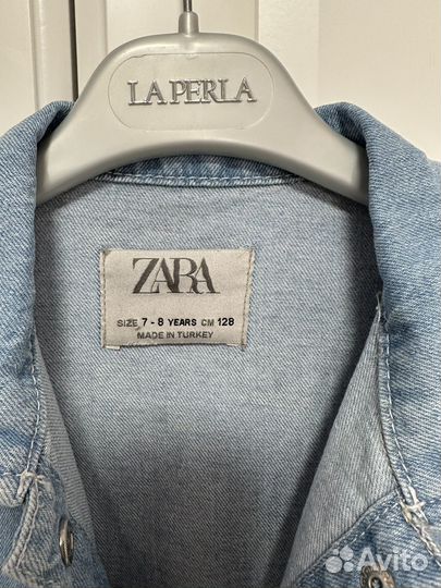 Куртка рубашка джинсовая Zara