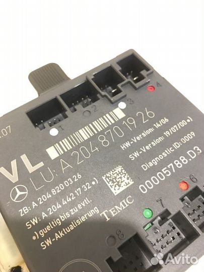 Блок управления дверьми передний левый Mercedes