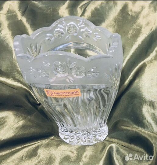 Germany. Hachtmann. Хрустальная ваза