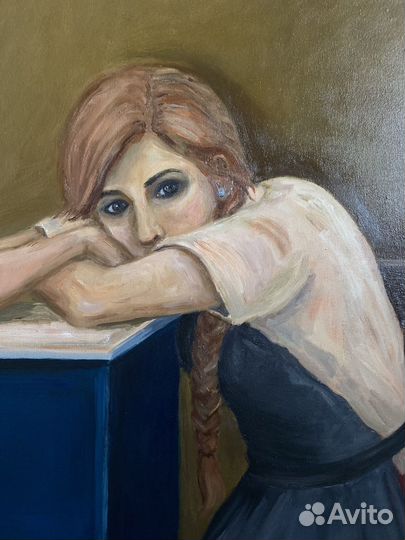 Картина маслом на холсте большая 80*100