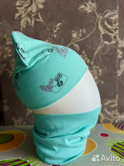 Шапка и шарфик (комплект)