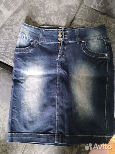 Юбка джинсовая