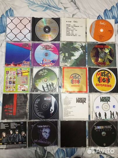 CD audio диски, рок-музыка