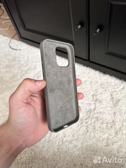 Apple silicone case iPhone 15 pro max, Clay