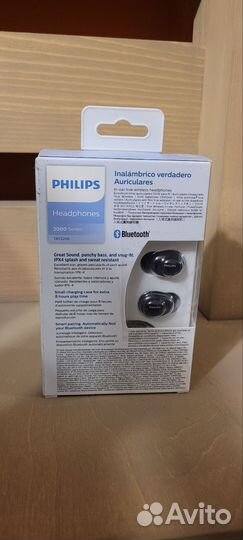 Bluetooth наушники philips, новые