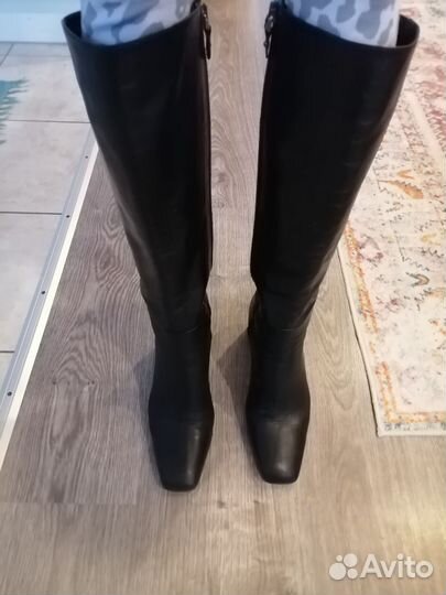 Сапоги женские натуральная кожа италия